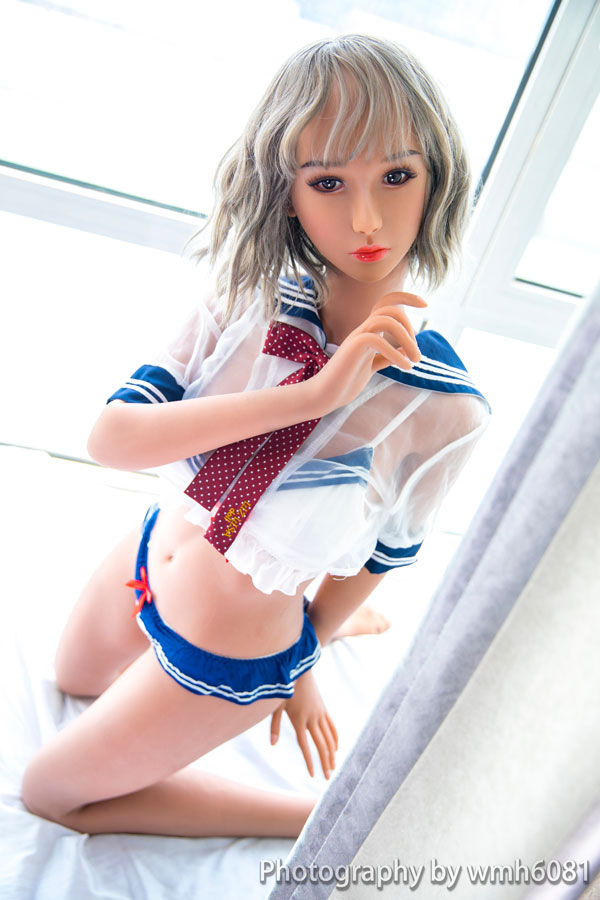 冬花カーリー銀髪 美人ラブドールCカップSMDOLL